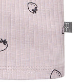 Infant & Toddler Girls Light Lilac Strawberry Ruffle Sleeveless Top-Gerber Childrenswear Wholesale