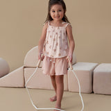 Infant & Toddler Girls Light Rose Floral Smocked Sleeveless Top-Gerber Childrenswear Wholesale