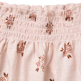 Infant & Toddler Girls Light Rose Floral Smocked Sleeveless Top-Gerber Childrenswear Wholesale