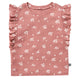 Infant & Toddler Girls Medium Rose Floral Ruffle Sleeveless Top-Gerber Childrenswear Wholesale