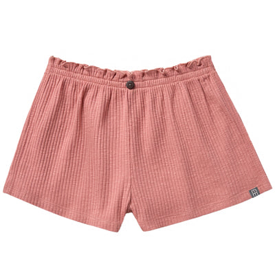 Infant & Toddler Girls Medium Rose Wide Leg Shorts-Gerber Childrenswear Wholesale