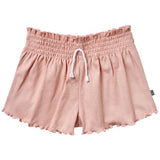 Infant & Toddler Girls Rose Smocked Wide Leg Shorts-Gerber Childrenswear Wholesale