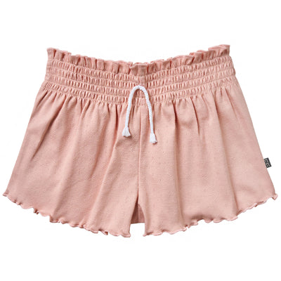 Infant & Toddler Girls Rose Smocked Wide Leg Shorts-Gerber Childrenswear Wholesale