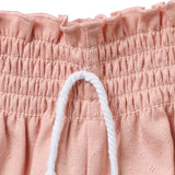 Infant & Toddler Girls Rose Smocked Wide Leg Shorts-Gerber Childrenswear Wholesale
