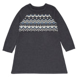 Toddler Girls Dk Grey Heather Dress-Gerber Childrenswear Wholesale