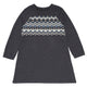Toddler Girls Dk Grey Heather Dress-Gerber Childrenswear Wholesale