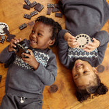 Toddler Girls Dk Grey Heather Dress-Gerber Childrenswear Wholesale