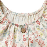 Toddler Girls Ivory Garden Ruffle Sleeve Top-Gerber Childrenswear Wholesale