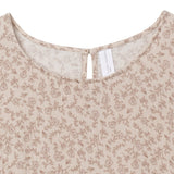 Women Tan Floral Gauze Dress-Gerber Childrenswear Wholesale