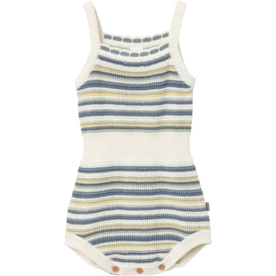 Baby Girls Med Teal Crochet Sunsuit-Gerber Childrenswear Wholesale