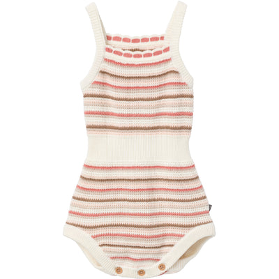Baby Girls Pink Crochet Sunsuit-Gerber Childrenswear Wholesale