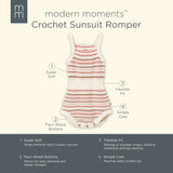 Baby Girls Pink Crochet Sunsuit-Gerber Childrenswear Wholesale