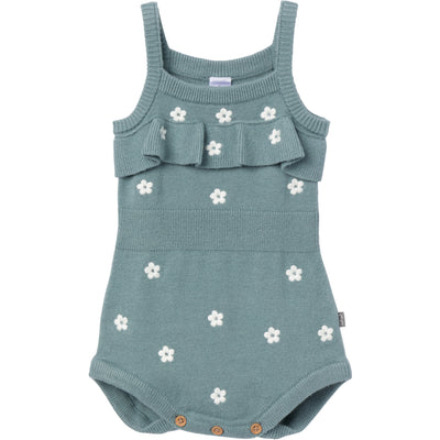 Baby Girls Teal Jersey Sunsuit-Gerber Childrenswear Wholesale