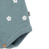 Baby Girls Teal Jersey Sunsuit-Gerber Childrenswear Wholesale