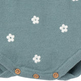 Baby Girls Teal Jersey Sunsuit-Gerber Childrenswear Wholesale