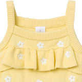 Baby Girls Yellow Jersey Sunsuit-Gerber Childrenswear Wholesale