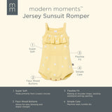 Baby Girls Yellow Jersey Sunsuit-Gerber Childrenswear Wholesale