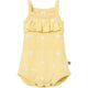 Baby Girls Yellow Jersey Sunsuit-Gerber Childrenswear Wholesale