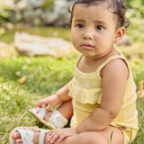 Baby Girls Yellow Jersey Sunsuit-Gerber Childrenswear Wholesale
