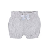 4-Pack Baby Girls Gray Floral Bloomer Shorts-Gerber Childrenswear Wholesale