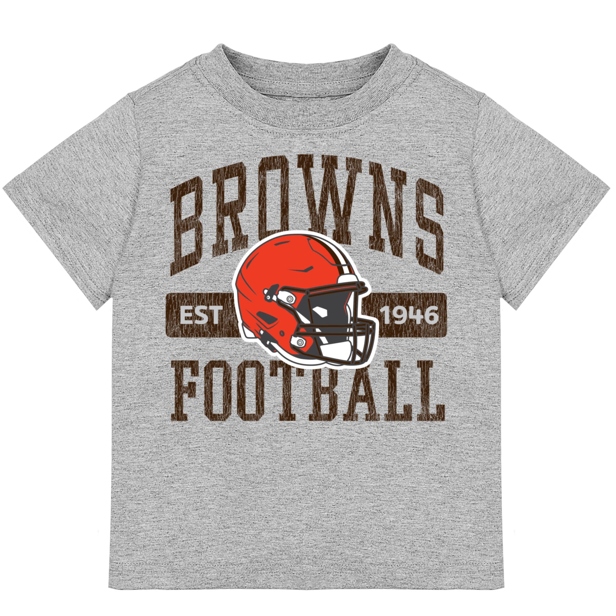 Infant & Toddler Boys Browns Short Sleeve Tee Shirt-Gerber Childrenswear Wholesale