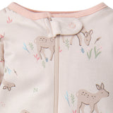 4-Pack Baby Girls Deer Sleep 'N Plays-Gerber Childrenswear Wholesale