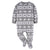 2-Pack Baby & Toddler Neutral Grey Fairisle Fleece Pajamas-Gerber Childrenswear Wholesale