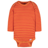 3-Pack Baby Neutral Trick Or Treat Long Sleeve Onesies® Bodysuits-Gerber Childrenswear Wholesale