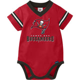 Baby Boys Buccaneers Short Sleeve Jersey Bodysuit-Gerber Childrenswear Wholesale