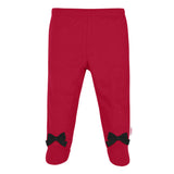 3-Piece Baby Girls Cardinals Bodysuit, Footed Pant, & Cap Set-Gerber Childrenswear Wholesale