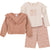 3-Piece Toddler Girls Tan Tops and Pants-Gerber Childrenswear Wholesale