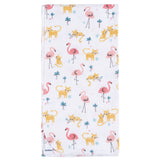 4-Pack Baby Girls Animal Geo Flannel Blankets-Gerber Childrenswear Wholesale