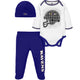 3-Piece Baby Boys Ravens Bodysuit, Footed Pant, & Cap Set-Gerber Childrenswear Wholesale