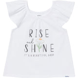 3-Piece Toddler Girls Daises T-Shirt, Shorts & Pants Pajama Set-Gerber Childrenswear Wholesale