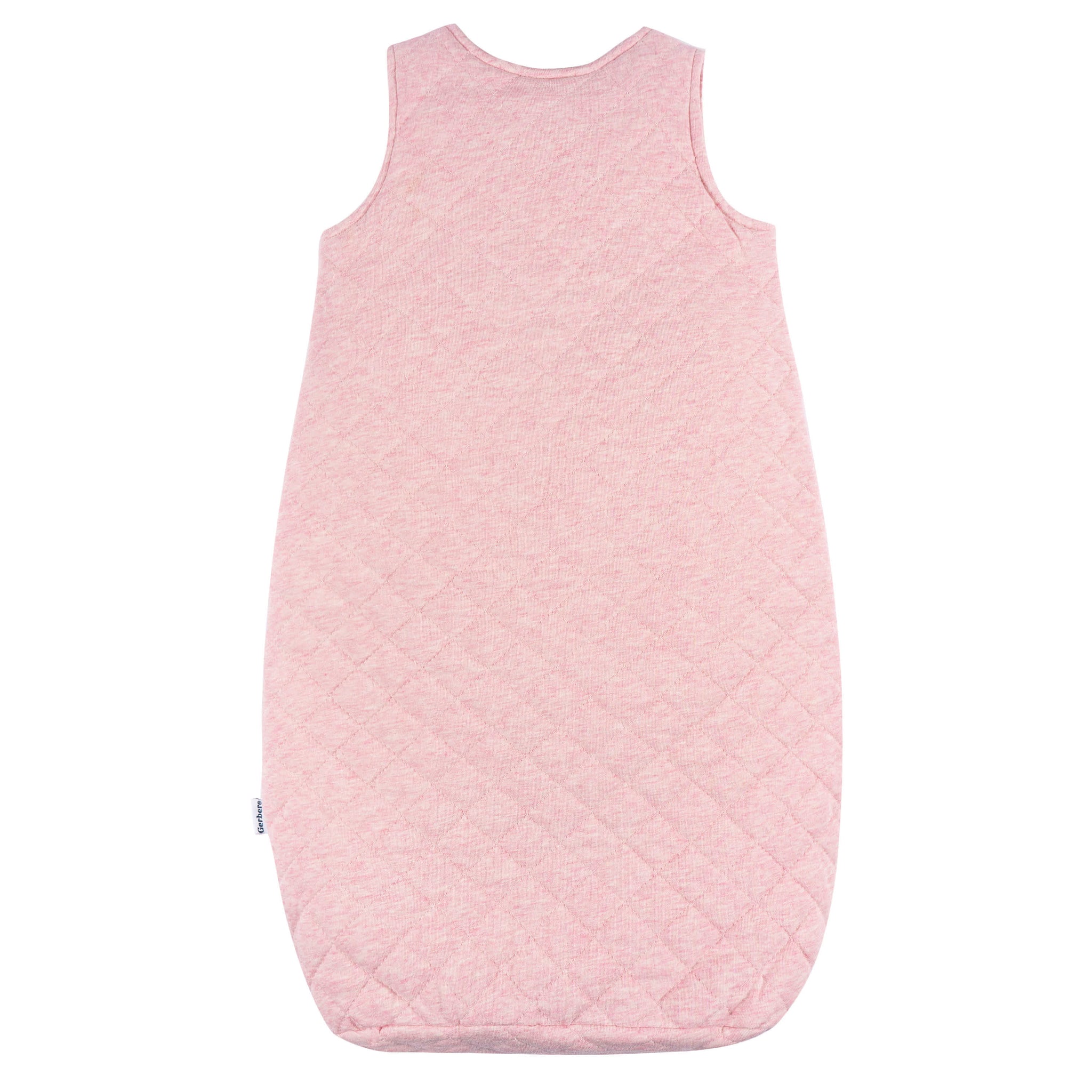 Baby Girls Pink Heather Quilted Jersey Wearable Blanket-Gerber Childrenswear Wholesale