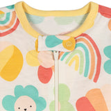 4-Pack Baby Girls Flower Power Sleep 'N Plays-Gerber Childrenswear Wholesale