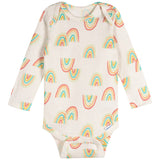 6-Pack Baby Girls Puppies Long Sleeve Onesies® Bodysuits-Gerber Childrenswear Wholesale