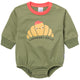 Baby Boys Rolls Sweatshirt Bubble Romper-Gerber Childrenswear Wholesale