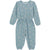 Toddler Girls Blue Floral Hacci Jumpsuit-Gerber Childrenswear Wholesale