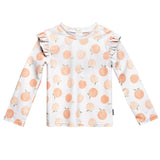 2-Piece Infant & Toddler Girls Peaches Rashguard Set-Gerber Childrenswear Wholesale