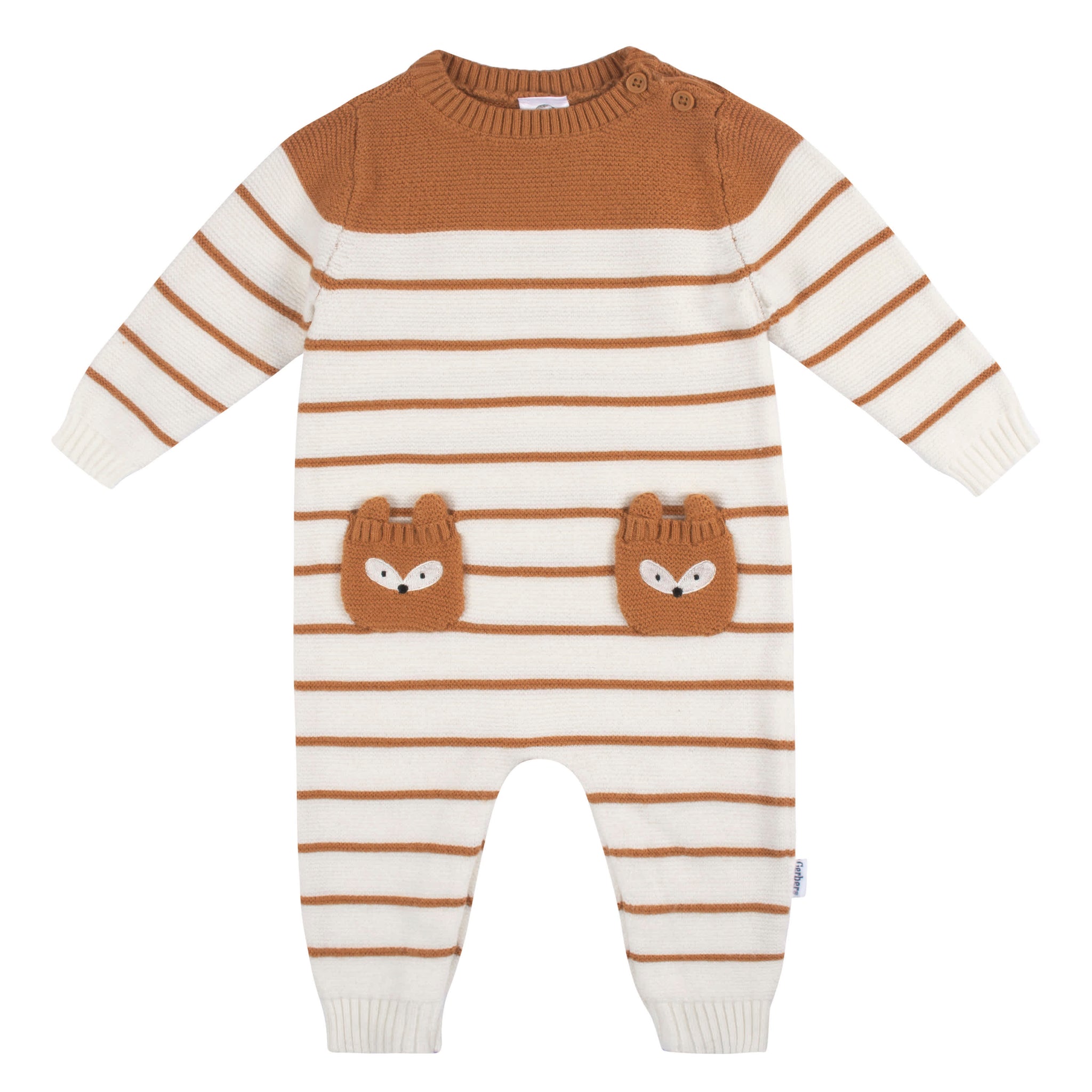 Baby Boys Fox Romper-Gerber Childrenswear Wholesale