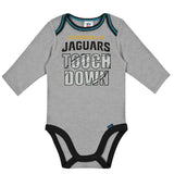 2-Pack Baby Boys Jaguars Long Sleeve Bodysuits-Gerber Childrenswear Wholesale