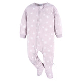 3-Pack Baby & Toddler Girls Purple Rainbows Fleece Pajamas-Gerber Childrenswear Wholesale