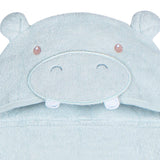 Baby Boys Blue Hippo Character Towel-Gerber Childrenswear Wholesale