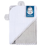 2-Pack Baby Boys Bear Hooded Towel and Washcloth Mitt Set-Gerber Childrenswear Wholesale