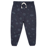 2-Piece Infant and Toddler Boys Navy Space Sweatshirt & Pant Set-Gerber Childrenswear Wholesale