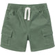 Infant & Toddler Boys Green Twill Shorts-Gerber Childrenswear Wholesale
