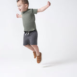 Infant & Toddler Boys Washed Rust Twill Strap Sneaker-Gerber Childrenswear Wholesale