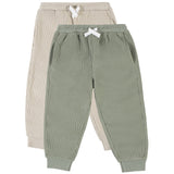 2-Pack Infant & Toddler Boys Seagrass & Pumice Stone Joggers-Gerber Childrenswear Wholesale