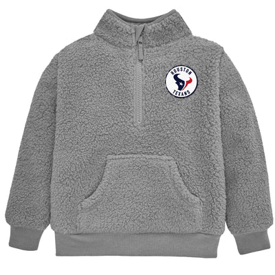 Infant & Toddler Boys Texans 1/4 Zip Sherpa Top-Gerber Childrenswear Wholesale